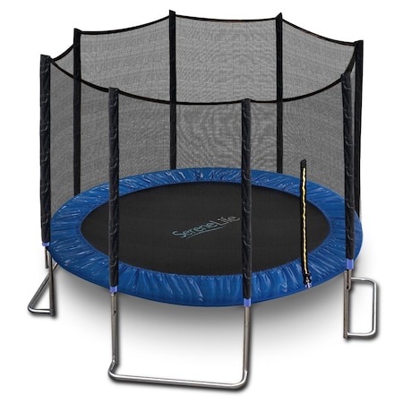 Serenelife Outdoor Backyard Jumping Trampoline, SLTRA10BL SLTRA10BL